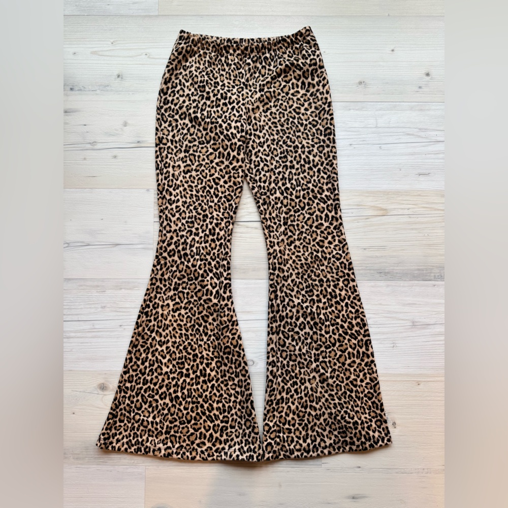 Leopard Flare Pants